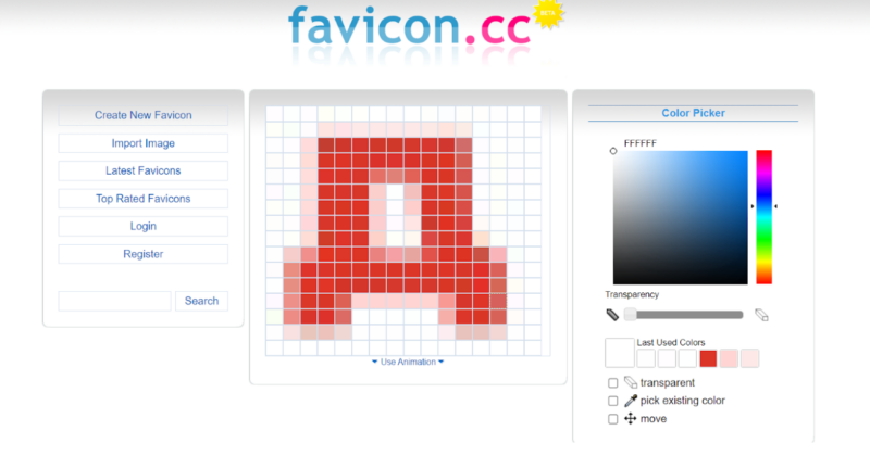 Как создать уникальный фавикон для сайта на Favicon.cc 