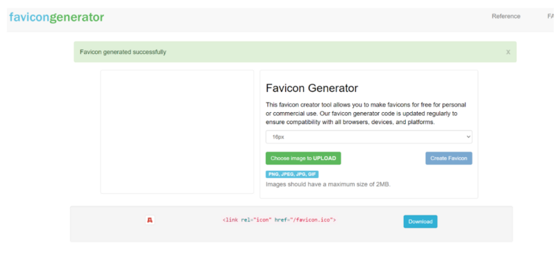 Генератор Фавикон онлайн Favicon Generator